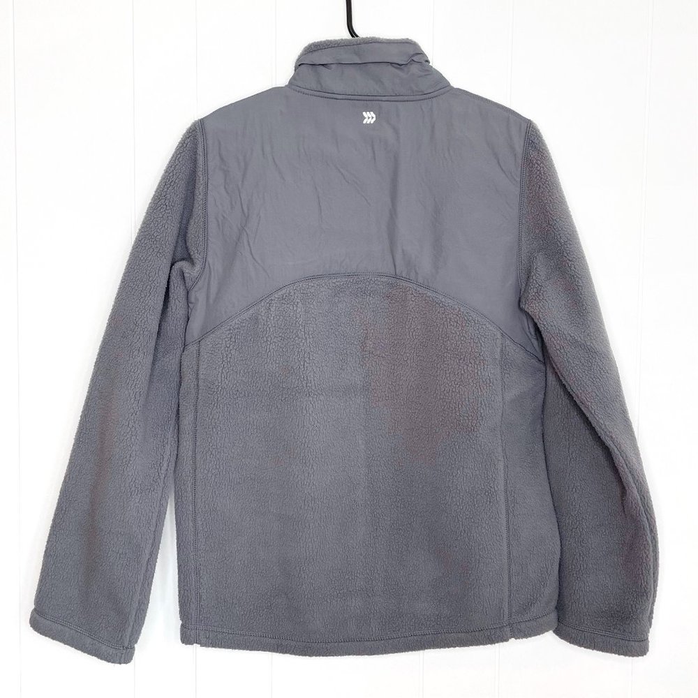 NEW All In Motion Men’s Gray Sherpa Jacket Size Small - Picture 2 of 9